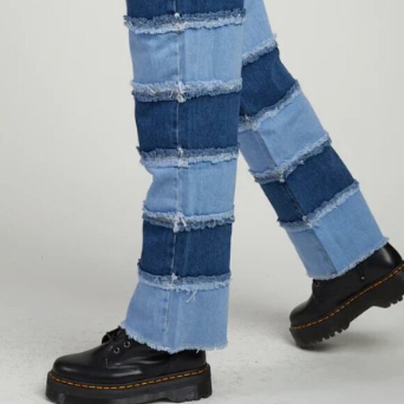 Ragged Priest Two Tone Panel Jeans // Size 34 // rare find - Picture 4 of 8